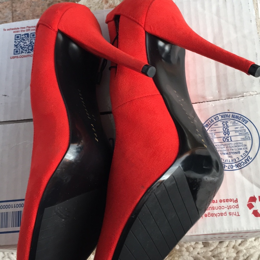 Hot red Zara hells New size 40 - Picture 4 of 5